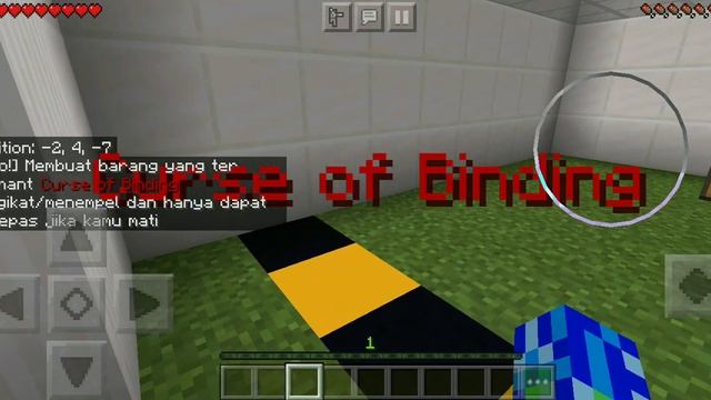 Gunanya Enchantment Curse of Vanishing Dan Curse of Binding di Minecraft смотреть онлайн
