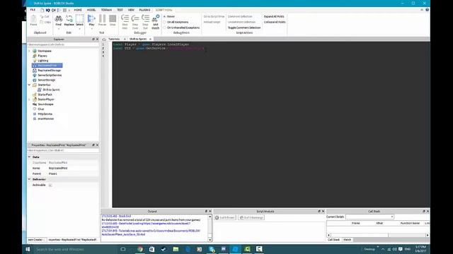 Roblox Scripting Tutorial [Shift to Sprint] смотреть онлайн