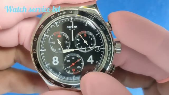 Swatch watch YVS401GBST | TIME SETTING TUTORIAL | #swatch #watchservicebd смотреть онлайн