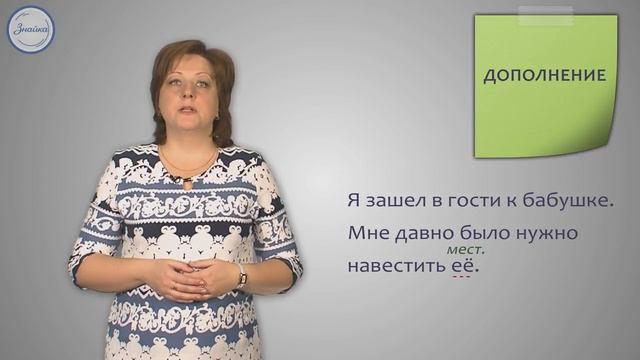Уроки русского Определение Дополнение Обстоятельство смотреть онлайн