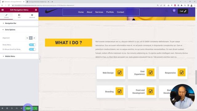 How to Hide Header Menu in Scroll Down and Show on Scroll Up | Elementor Sticky Headers смотреть онлайн