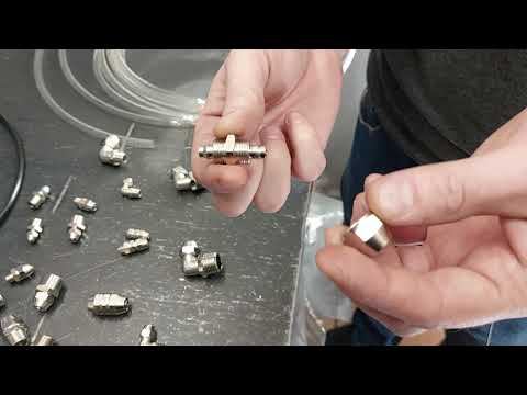 Компрессионные фитинг для пневматики, топливной системы и гидравлике малых давлений смотреть онлайн