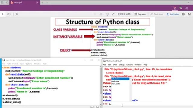 Object Oriented Programming in Python смотреть онлайн