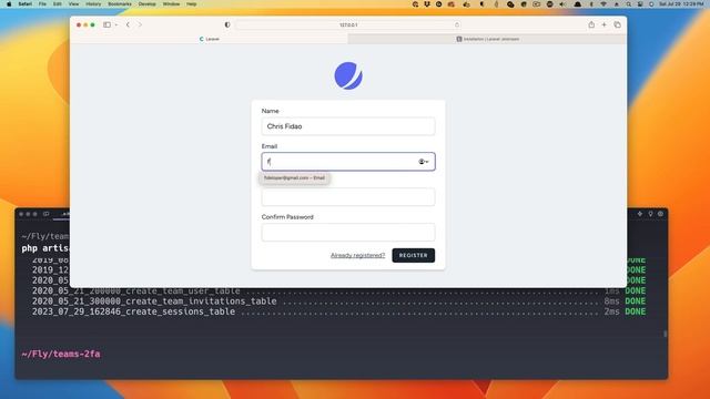 Laravel Jetstream - teams, 2fa, dark mode! смотреть онлайн