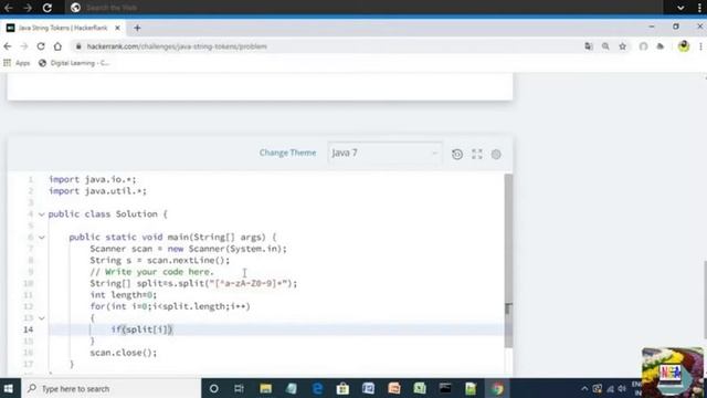 19:Java String Tokens || Hackerrank java solutions смотреть онлайн