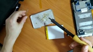 Замена аккумулятора, планшет prestigio