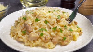 РИЗОТТО С КУРИЦЕЙ. Вкусный итальянский ужин за 25 минут.