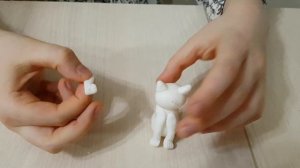 КАК СЛЕПИТЬ КОТА ? ИЗ ПОЛИМЕРНОЙ ГЛИНЫ! ЛЕПИМ КОТИКА!  ?