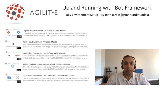 Up and Running with Bot Framework - Part 2 - Dev Environment Setup смотреть онлайн