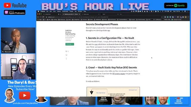 Learning HashiCorp Vault with Sam Gabrail - Buu's Hour: Cloud Edition смотреть онлайн