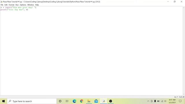 Python - Making A Pizza Place Using Varibles, Input Values, and If Statments смотреть онлайн