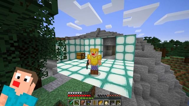 НУБИК Затроллил ПРО в Майнкрафт ! Профессионал Стал Лилипутом в 1 Блок MineCraft смотреть онлайн