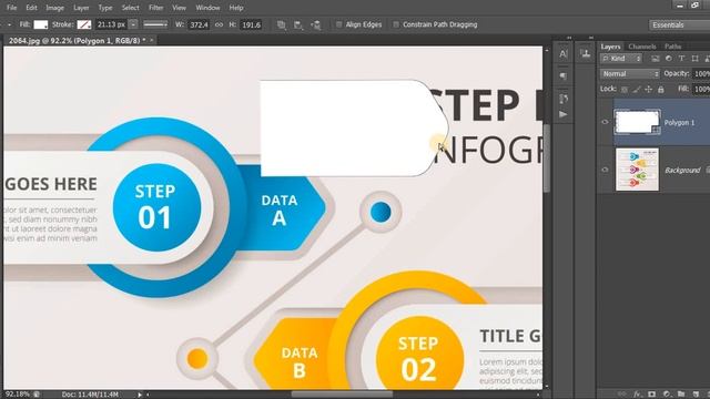 Photoshop Tips&Tricks | How To Design Info-graphics In Photoshop In Hindi.