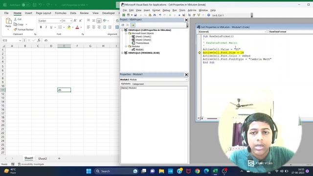 Excel VBA - Cell Properties | Code With Ayush #programming смотреть онлайн