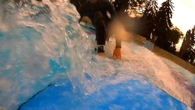 Isaw Extreme action camera test - Surfing practice in Budapest (HD 1080P) смотреть онлайн