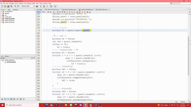 JAVA :การเปรียบเทียบข้อมูลชนิด String และ Loop while for смотреть онлайн