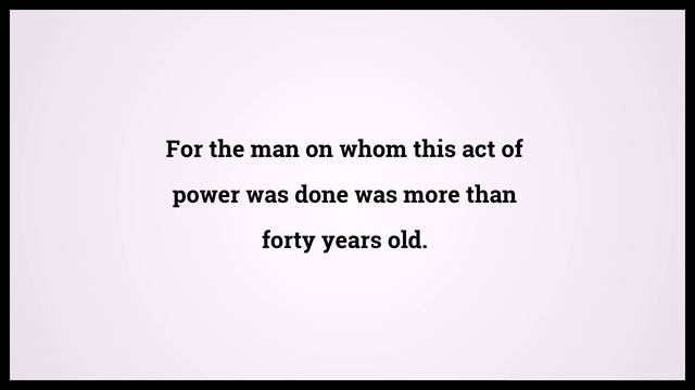 Holy Bible Acts 4:22 смотреть онлайн