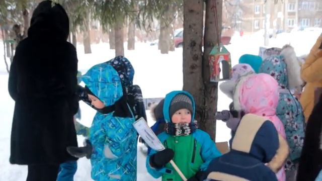 Воспитанники детского сада №22 присоединились к акции "Кормушка" смотреть онлайн