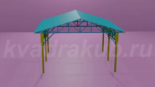 Навес авто 1