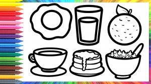Как нарисовать еду для детей