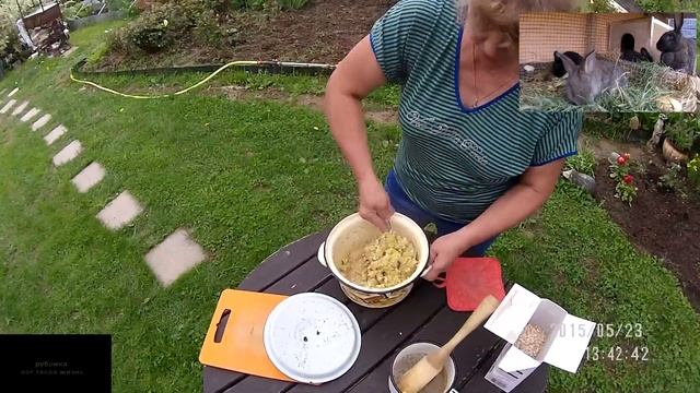 Мешанка для крольчат. Челышев студия рыбалки. Еда для кролика. смотреть онлайн