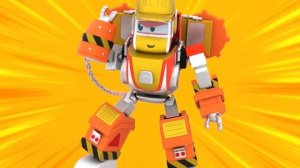 РОБОТ ПОЛИЦЕЙСКИЙ остановил ОГРАБЛЕНИЕ ПОЕЗДА! - Супер Робот Грузовик Трансформер