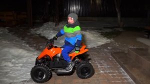 Тестирую электро квадрик!!!  I'm testing an electric quad bike!!!