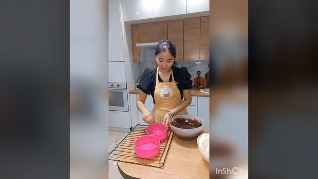 Шоколадный торт с кремом "птичье молоко" с манкой)) смотреть онлайн