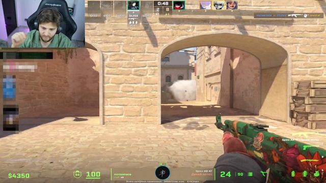 DEGSTER ПРОТИВ ИГРОКА VITALITY SPINX В CS2 | DEGSTER В ШОКЕ С ТОГО ЧТО ЕМУ СТАВЯТ В CS2 смотреть онлайн