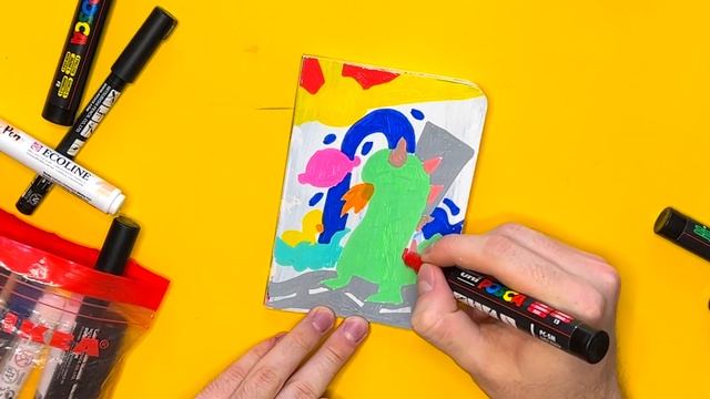 НАЧИНАЮ НОВЫЙ СКЕТЧБУК И РИСУЮ НА ОБЛОЖКЕ \ БОЛТАЮ тоже смотреть онлайн