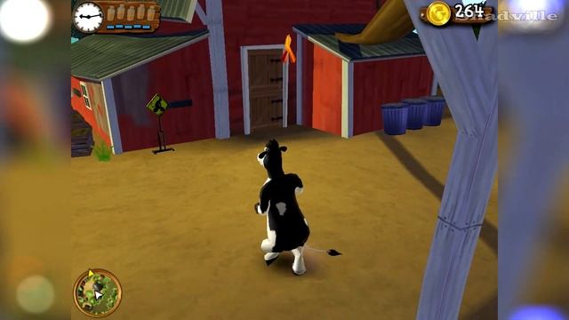 Дартс и пришиби енота ☀ Barnyard Прохождение игры #5 смотреть онлайн