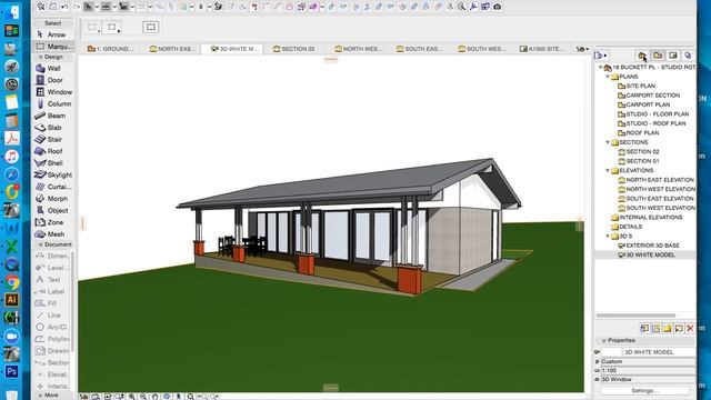 ARCHICAD SKETCH RENDERING 04 смотреть онлайн
