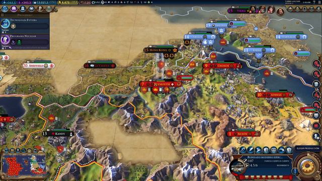 Civilization VI /PC/ Cap. 14: nos quedamos a 50 turnos de terminar смотреть онлайн