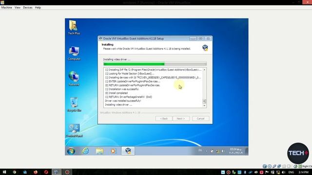 How to full screen windows while running in Oracle VM Virtual Box | Tech Plus смотреть онлайн