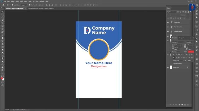 ID Card Design with QR Code in 12 Minutes | Photoshop Tutorial | Design Design смотреть онлайн