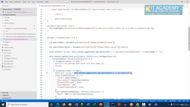 35 Create a New List using SPHttpClient смотреть онлайн