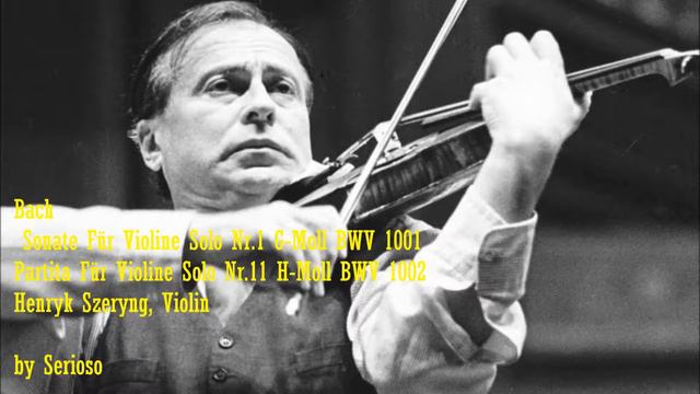 Bach, Sonata No 1, Partita No 1, Szeryng смотреть онлайн