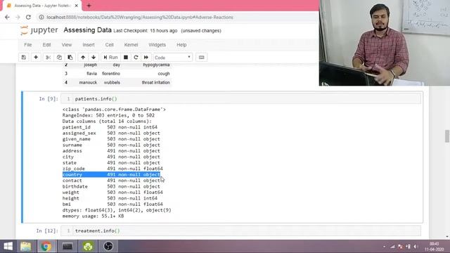 Assessing Data | Data Wrangling Step 2 | Data Analysis Process смотреть онлайн