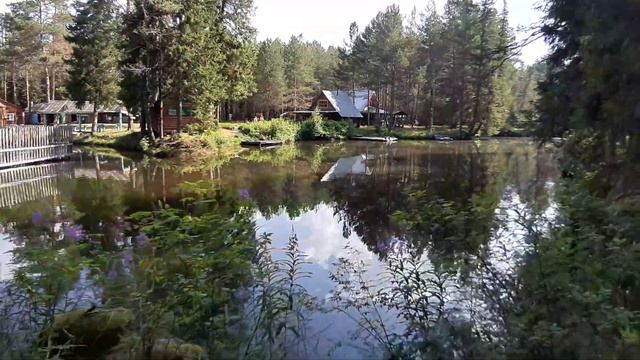 Прогулка по территории рыбного хозяйства вблизи д.Губдор Чердынского р-на Пермского края смотреть онлайн