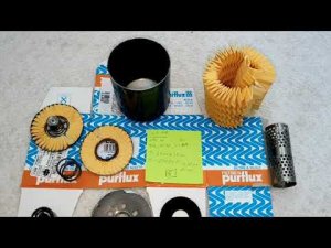 Распил масляного фильтра PURFLUX LS348