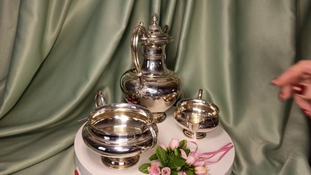 Кофейный набор из 3-х предметов. Клеймо DALHOFF. Швеция смотреть онлайн