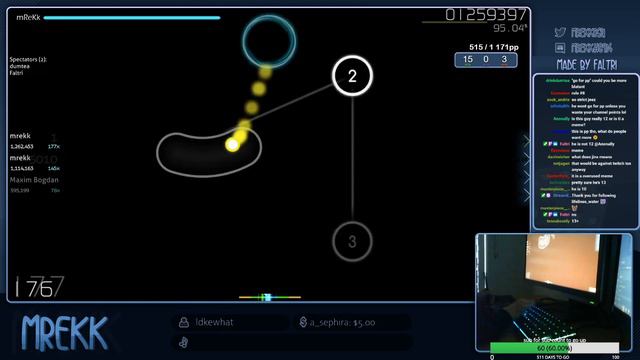 osu! | mrekk | Ito Kanako - Uncontrollable [Godly Power Abuse] HDDT 95.49% 10.2★ 6❌ 305/553x | #1 D смотреть онлайн