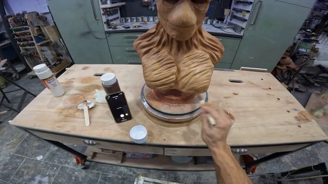 Painting Groot from Guardians of the Galaxy | From Bare To Bark смотреть онлайн