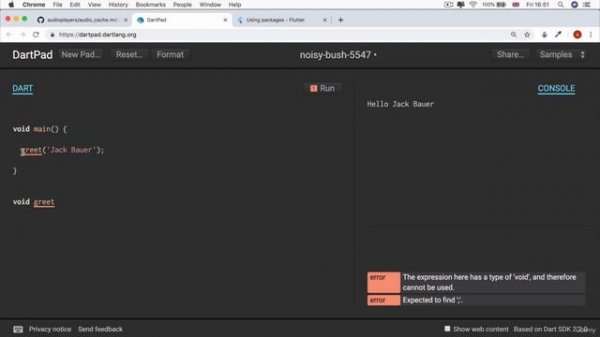 Dart Programming by Angela Yu - Dart Functions Part 2