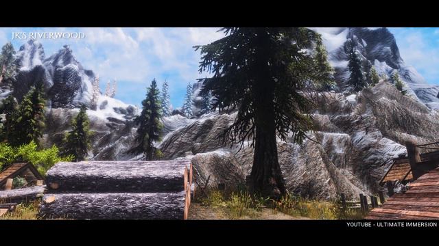 T'SKYRIM - JK'S RIVERWOOD ADD-ON | Skyrim SE Ultra ENB Photoreal Graphics | Nvidia GTX 1080 смотреть онлайн