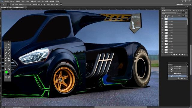 Shelby Transit 2020 // VIRTUAL TUNING Timelapse (Photoshop Render) смотреть онлайн