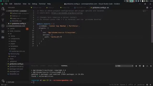 Making a simple portfolio with vue and gridsome but taught slowly and semi inaccurately смотреть онлайн