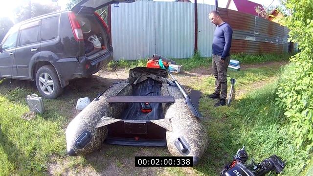 Накачиваем лодку Ривьера 3200 НДНД за 4 минуты, насос Stermay HT-782 смотреть онлайн