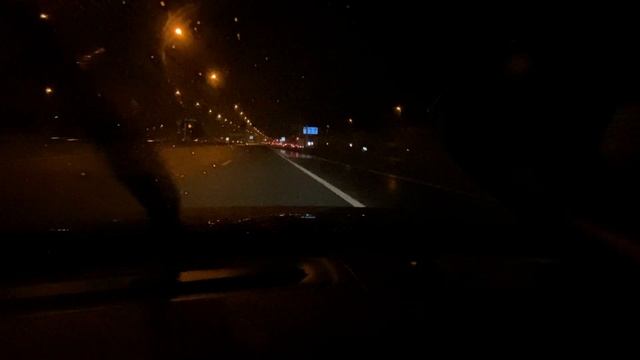 POV: Night drive and rain - Fiat Croma II смотреть онлайн