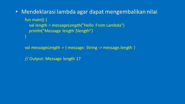 21. Lambda - Kotlin Functional Programming смотреть онлайн